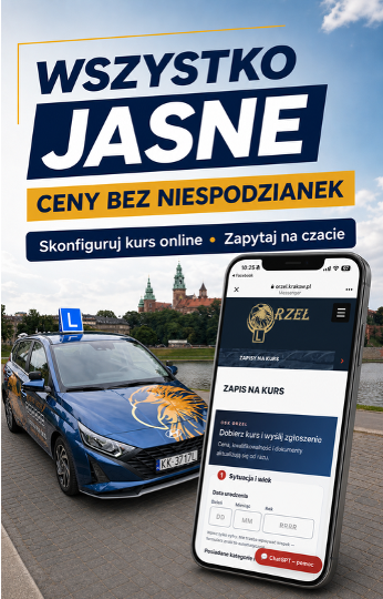 Wszystko jasne – ceny kursów OSK ORZEŁ bez niespodzianek