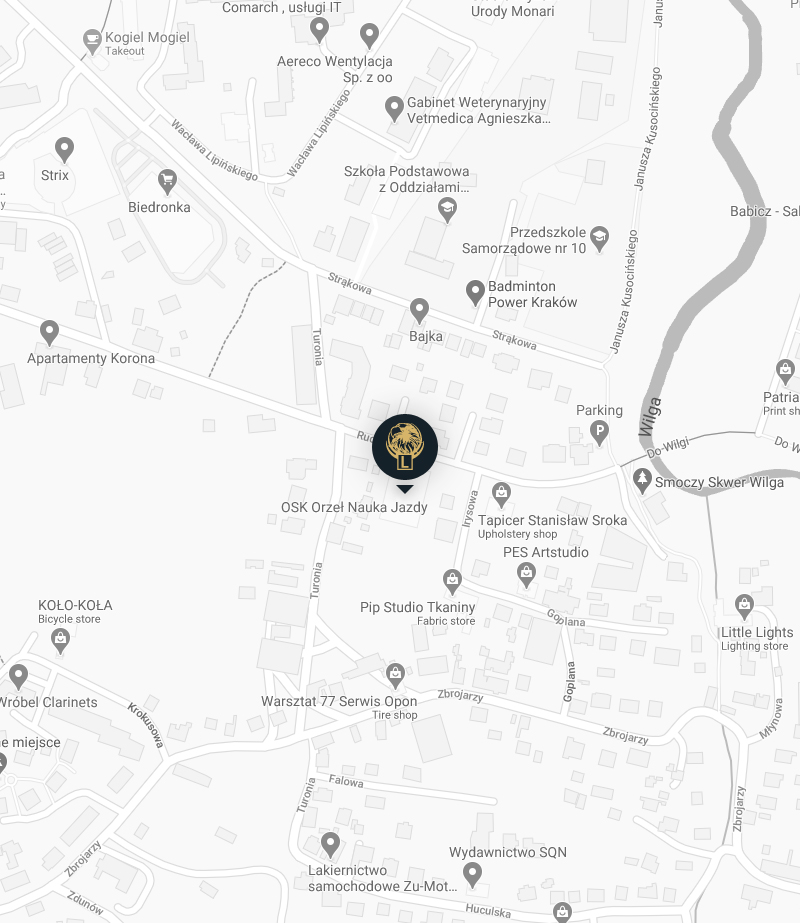 Mapa lokalizacji przy ul. Ruczaj 18